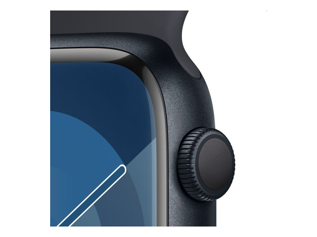 Часовник Apple Watch Series 9 GPS 45mm Midnight Aluminium Case with Midnight Sport Band - S/M 25410_2.jpg