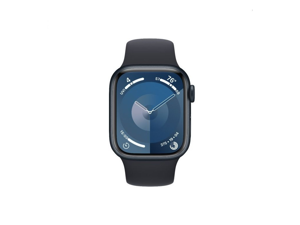 Часовник Apple Watch Series 9 GPS + Cellular 41mm Midnight Aluminium Case with Midnight Sport Band - M/L 25419_1.jpg