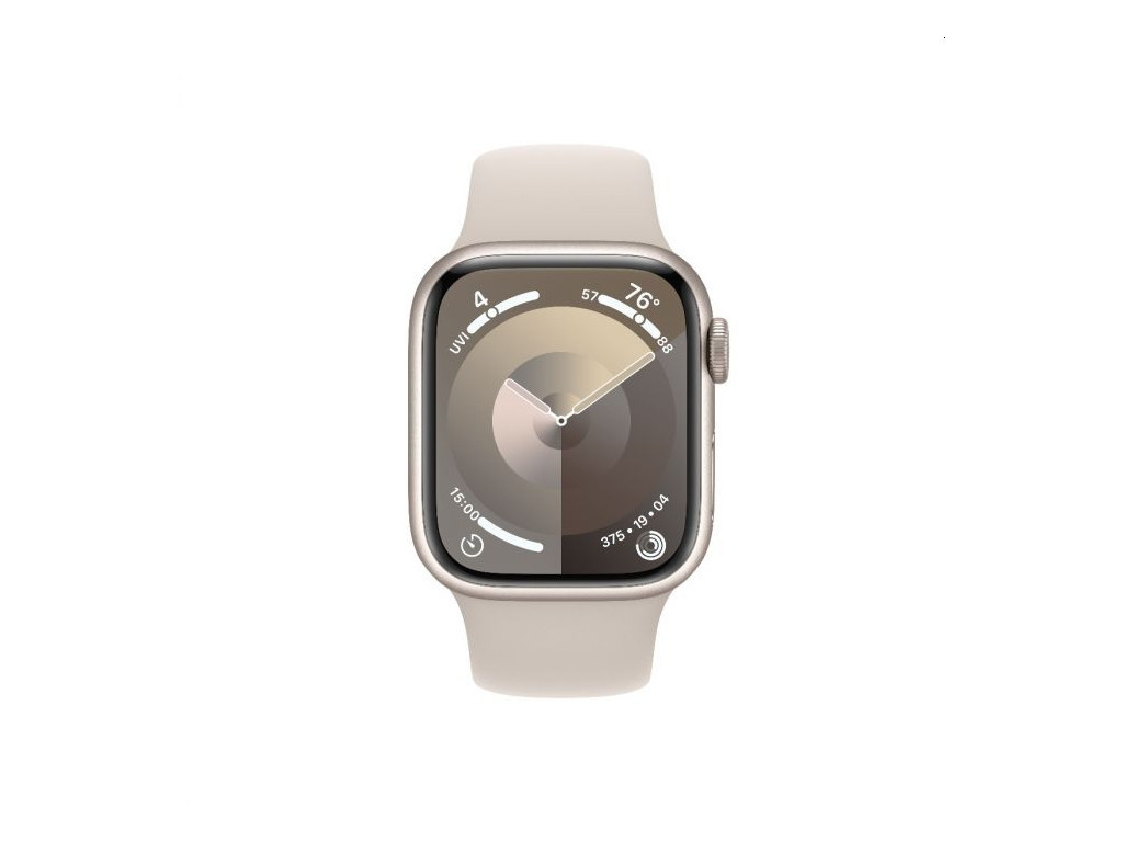 Часовник Apple Watch Series 9 GPS + Cellular 41mm Starlight Aluminium Case with Starlight Sport Band - S/M 25424_1.jpg