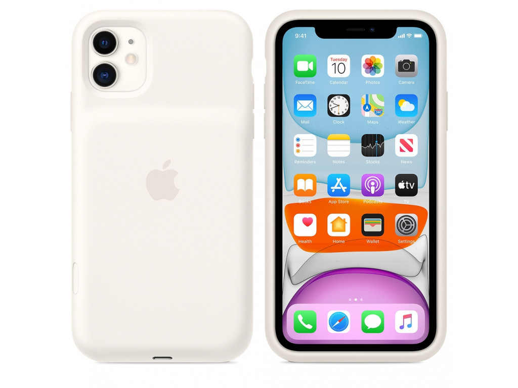 Калъф Apple iPhone 11 Smart Battery Case with Wireless Charging - White 2542_8.jpg