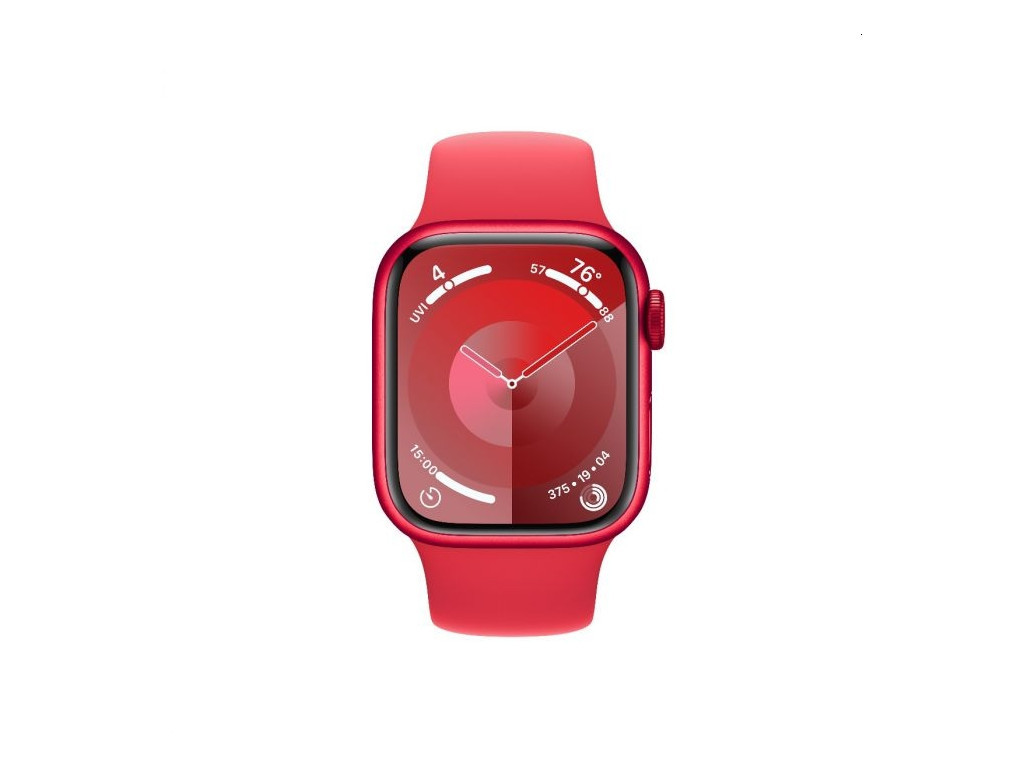 Часовник Apple Watch Series 9 GPS 41mm (PRODUCT)RED Aluminium Case with (PRODUCT)RED Sport Band - M/L 25437_1.jpg