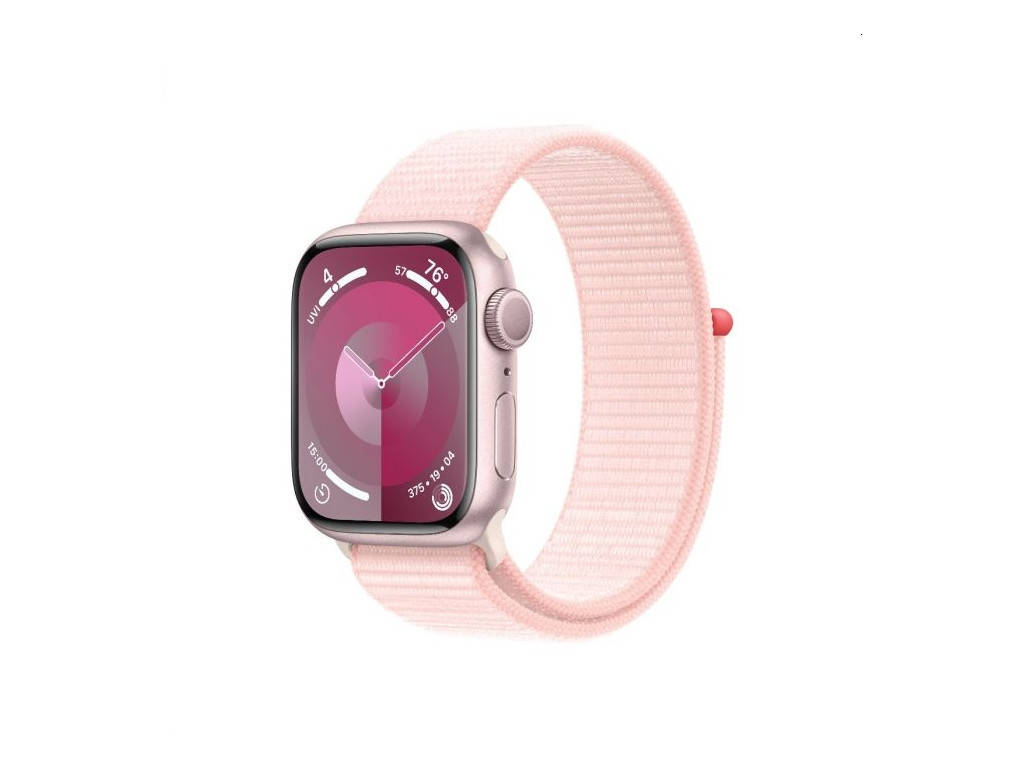 Часовник Apple Watch Series 9 GPS 41mm Pink Aluminium Case with Light Pink Sport Loop 25440.jpg