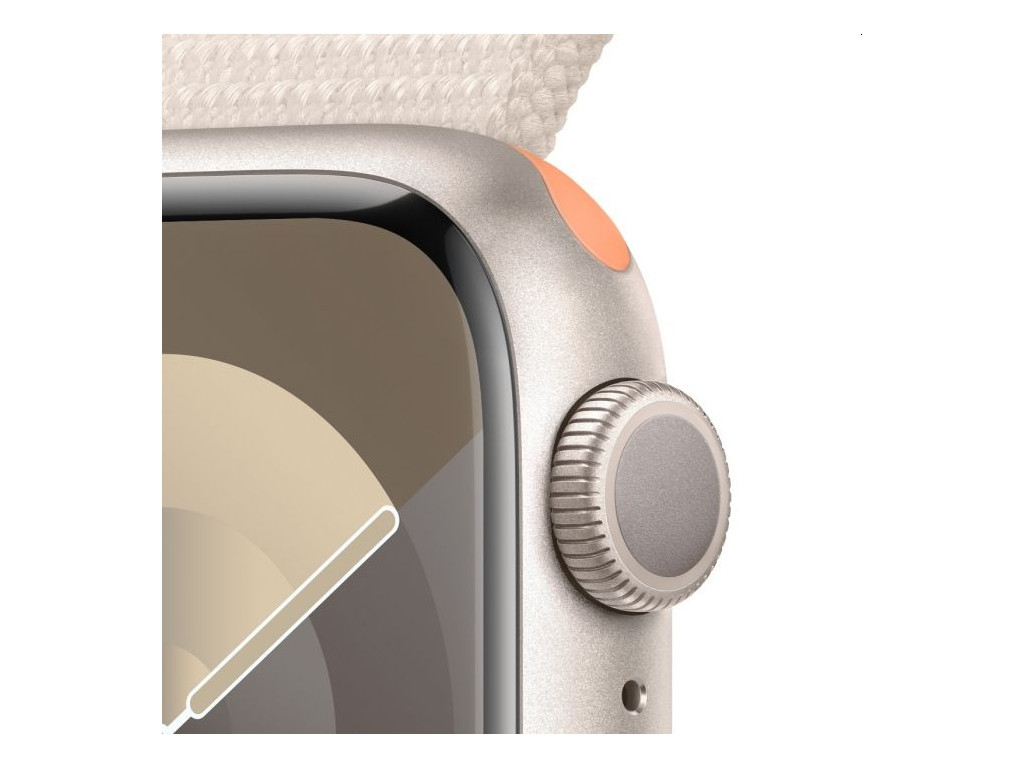 Часовник Apple Watch Series 9 GPS 41mm Starlight Aluminium Case with Starlight Sport Loop 25449_2.jpg