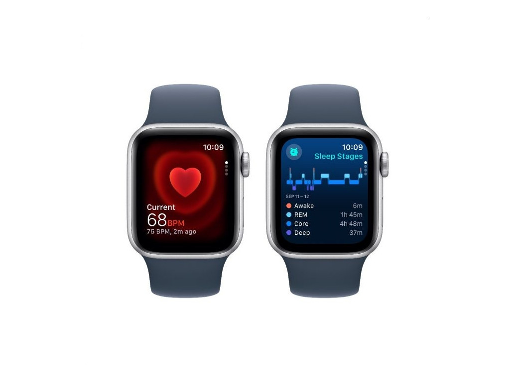 Часовник Apple Watch SE2 v2 Cellular 40mm Silver Alu Case w Storm Blue Sport Band - S/M 25468_3.jpg