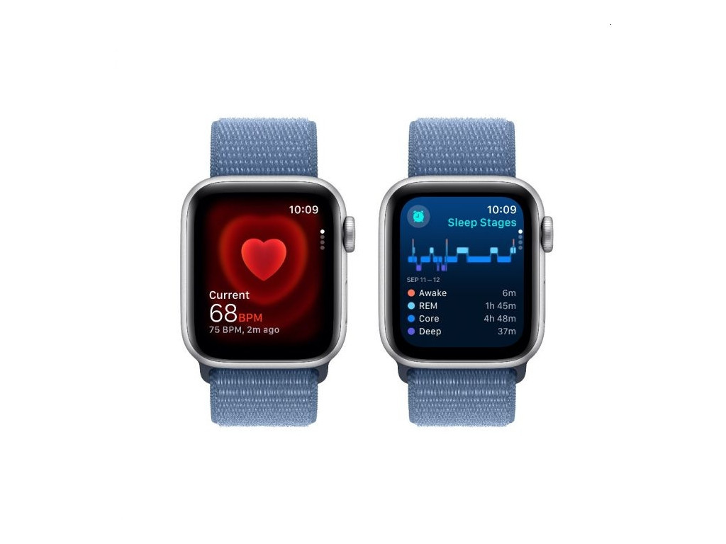 Часовник Apple Watch SE2 v2 Cellular 40mm Silver Alu Case w Winter Blue Sport Loop 25469_3.jpg