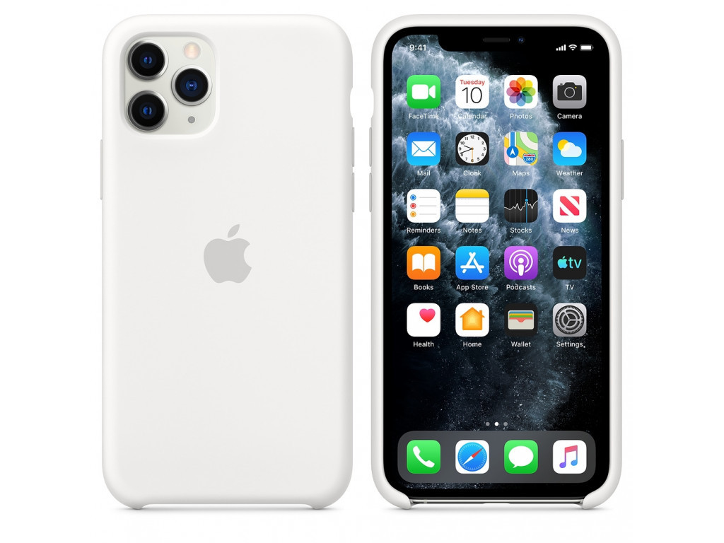 Калъф Apple iPhone 11 Pro Silicone Case - White 2550_5.jpg