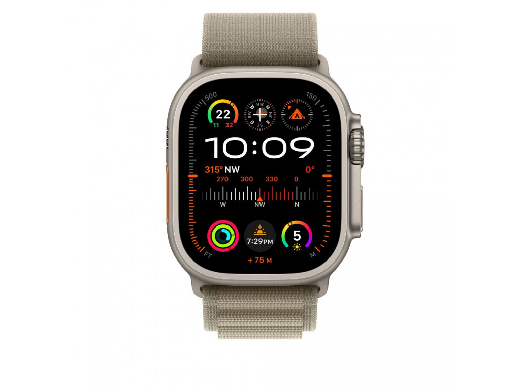 Каишка за часовник Apple 49mm Olive Alpine Loop - Small 25557_2.jpg