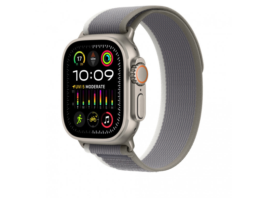 Каишка за часовник Apple 49mm Green/Gray Trail Loop - M/L 25563_1.jpg