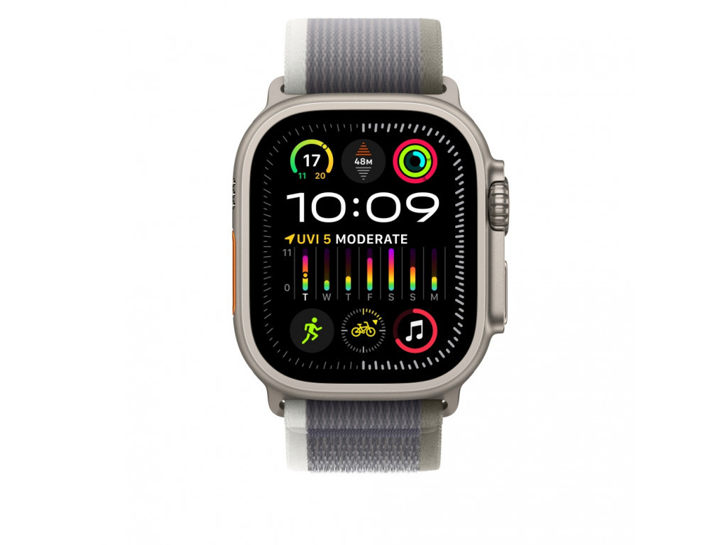 Каишка за часовник Apple 49mm Green/Gray Trail Loop - M/L 25563_2.jpg