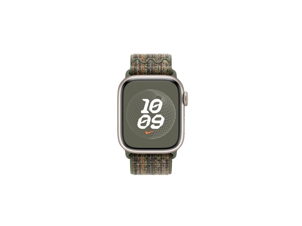 Каишка за часовник Apple 41mm Sequoia/Orange Nike Sport Loop 25639_2.jpg