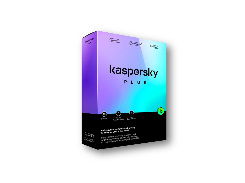 Лиценз за ползване на програмен продукт Kaspersky Plus Eastern Europe Edition. 1-Device 1 year Base Download Pack 26793.jpg