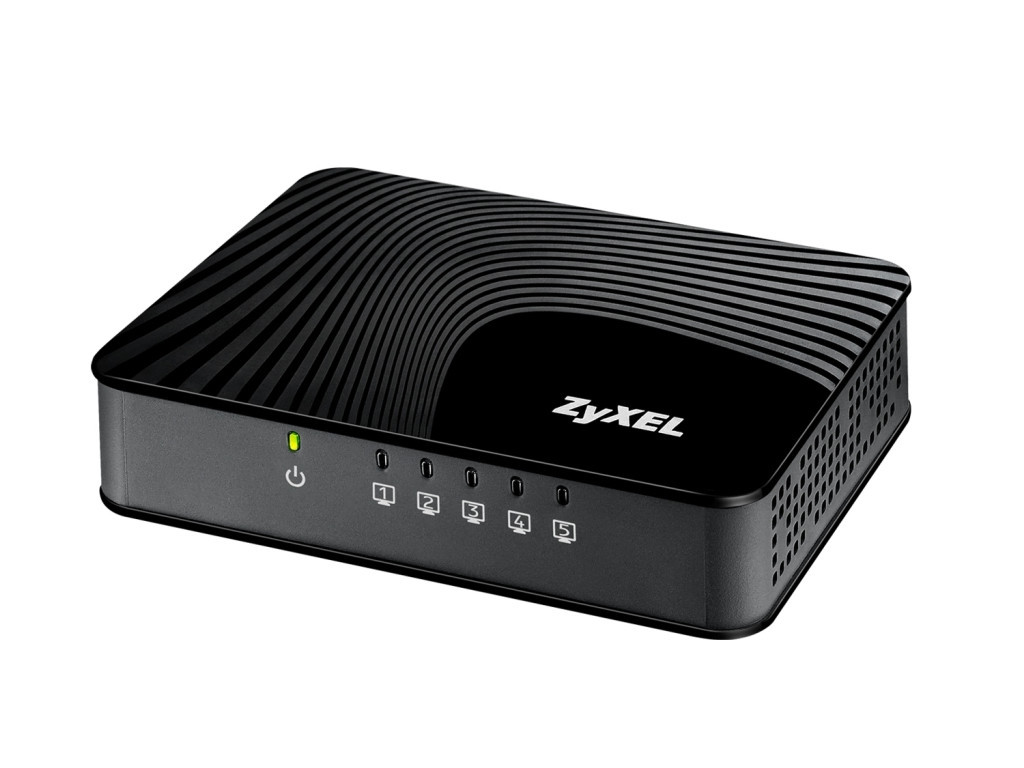 Комутатор ZyXEL GS-105Sv2 5-port 10/100/1000Mbps Gigabit Ethernet switch 8821.jpg