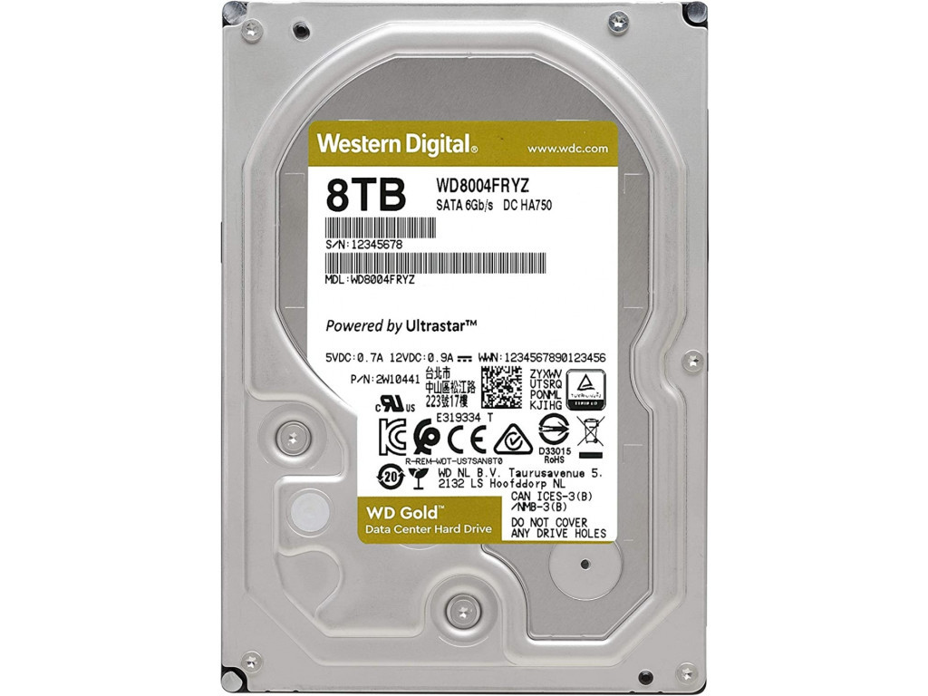 Твърд диск Western Digital Gold Datacenter HDD 8 TB - SATA 6Gb/s 7200 rpm 128MB 15179_1.jpg