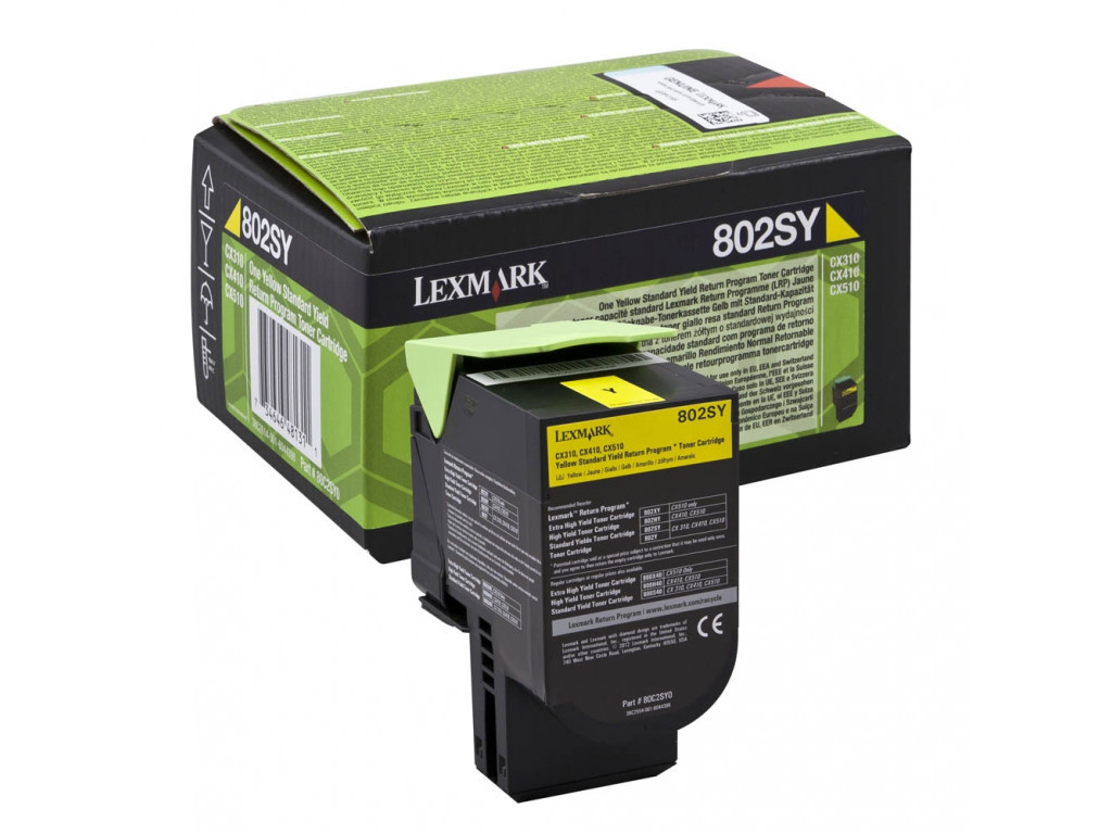 Консуматив Lexmark 802SY Yellow Standard Yield Return Program Toner Cartridge 11528_1.jpg
