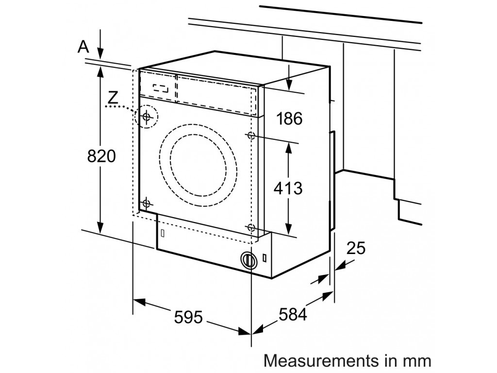 Пералня със сушилня Bosch WKD28542EU SER6 Built-in Washer-dryer 7/4kg. 4207_13.jpg