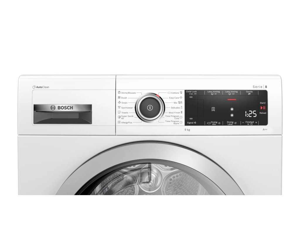 Сушилня Bosch WTX87M90BY SER8; Premium; Tumble dryer with heat pump 9kg A++ / A cond. 4270_12.jpg