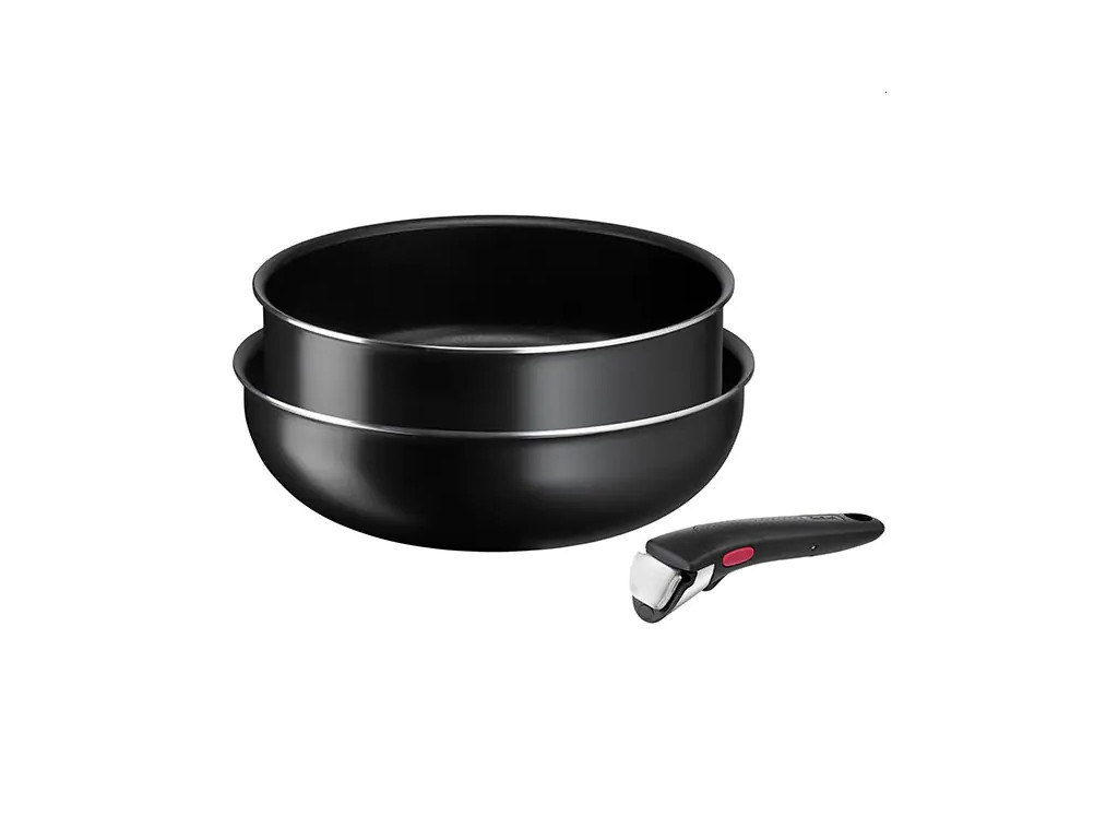 Комплект тигани и тенджери Tefal L1539153 Easy Cook & Clean wok26 + stp24 + handle 19210.jpg