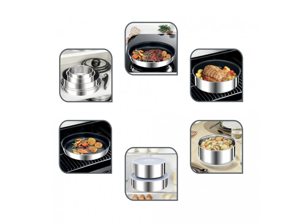 Комплект тигани и тенджери Tefal L918S414 Ingenio SET 4P ING5 SS POL TRI-PLY RES 5159_3.jpg