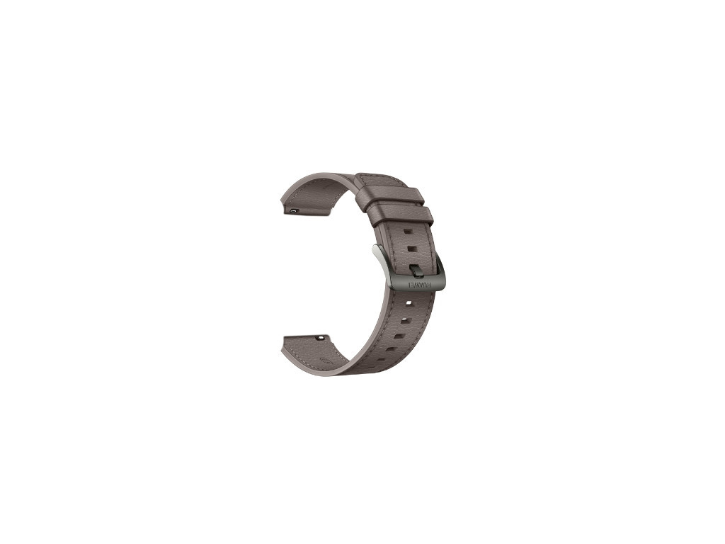 Аксесоар Huawei Gray Brown Leather Strap for  Watch GT 2 Pro 2665.jpg