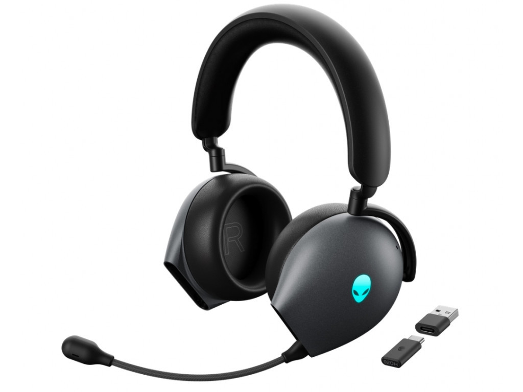 Слушалки Dell Alienware Tri-Mode Wireless Gaming Headset | AW920H (Dark Side of the Moon) 25094_3.jpg