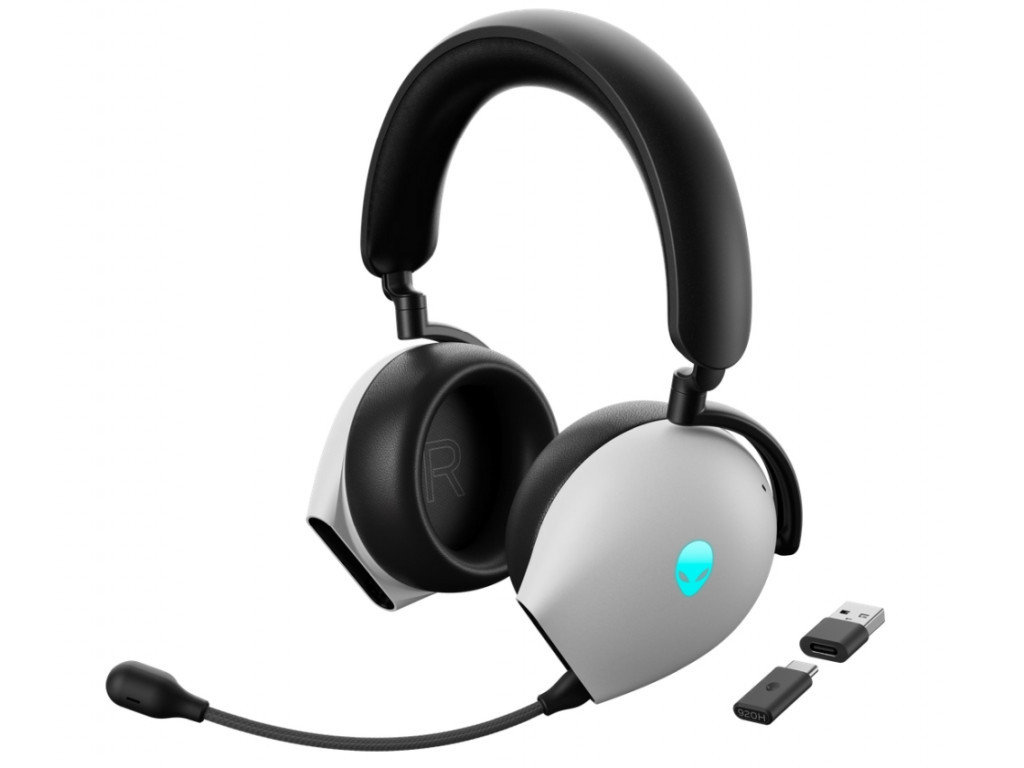 Слушалки Dell Alienware Tri-Mode Wireless Gaming Headset | AW920H (Lunar Light) 25095_3.jpg