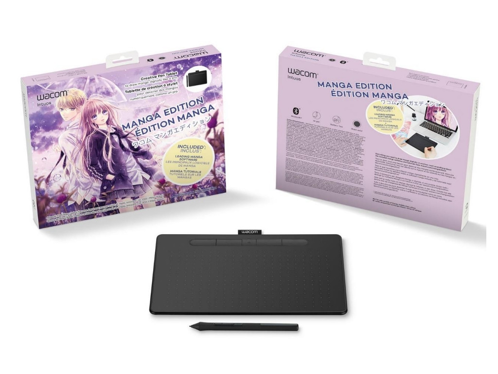 Таблет Wacom Intuos S Bluetooth Black Manga 22965_11.jpg