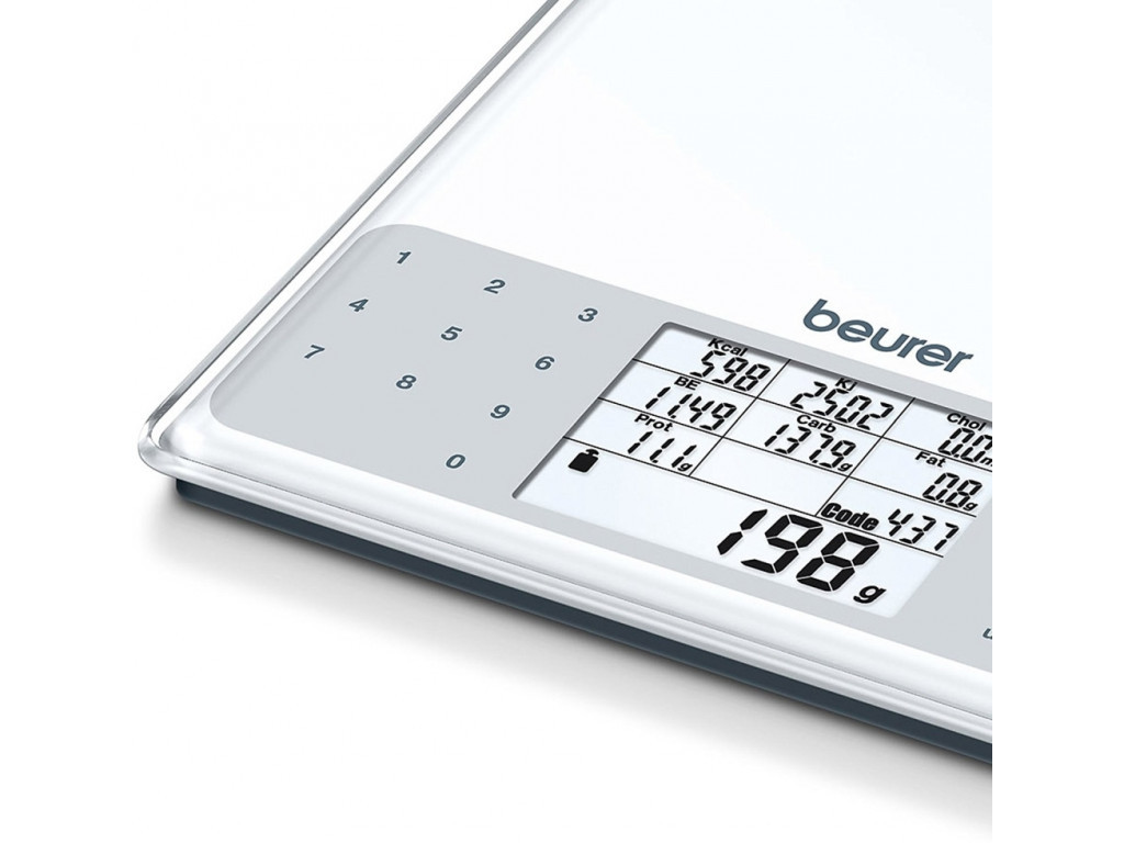 Везна Beurer DS 61 nutritional analysis scale; Nutritional and energy values for 950 saved foods (kcal 17054_1.jpg