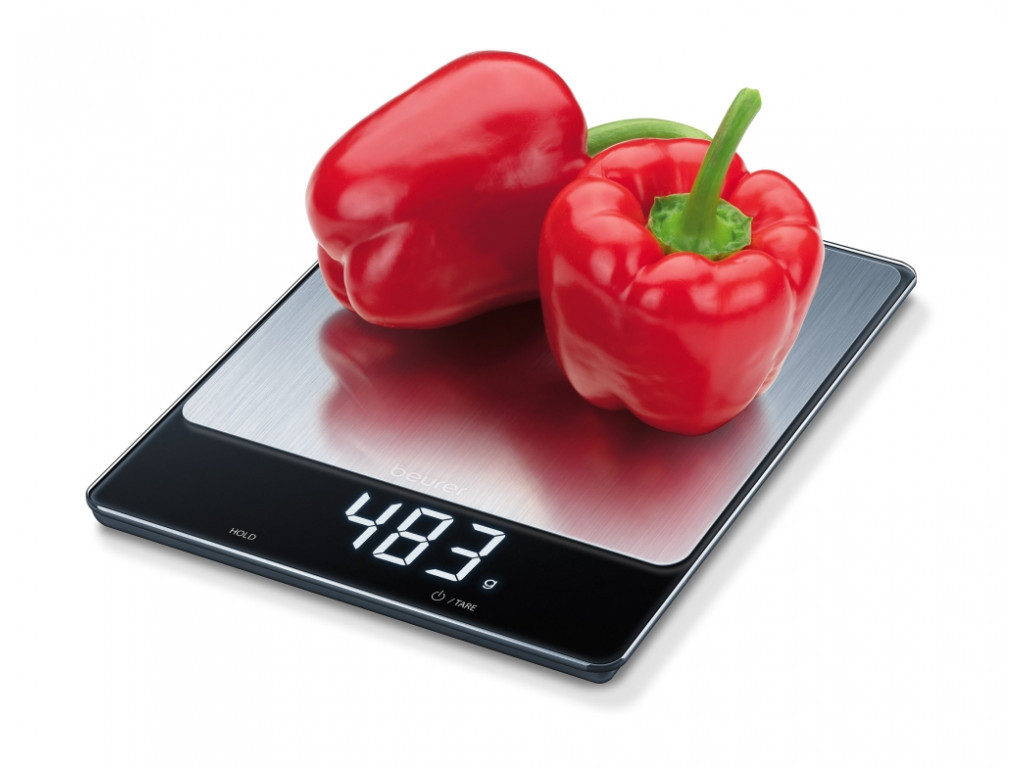 Везна Beurer KS 34 XL kitchen scale; Stainless steel weighing surface; Magic LED; 15 kg / 1 g 17072_11.jpg