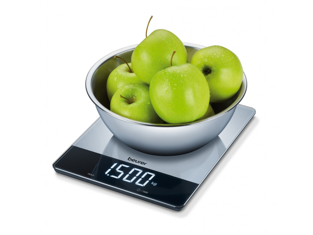 Везна Beurer KS 34 XL kitchen scale; Stainless steel weighing surface; Magic LED; 15 kg / 1 g 17072_12.jpg