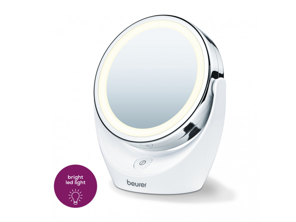 Козметично огледало Beurer BS 49 lluminated cosmetic mirror; 12 LEDs; 5 x zoom; 2 mirrors; 11 cm 17196.jpg