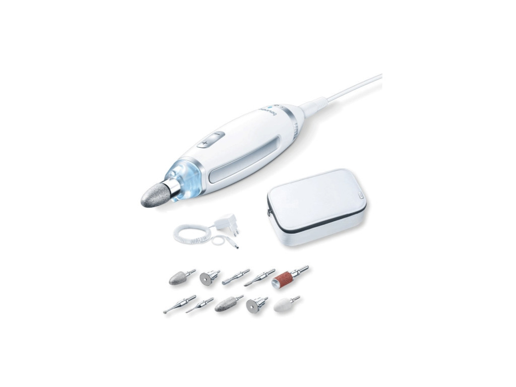 Комплект за маникюр/педикюр Beurer MP 62 Manicure / pedicure set ; 10 attachments; adjustable speed; left/right rotation; LED light; storage case 17202_12.jpg