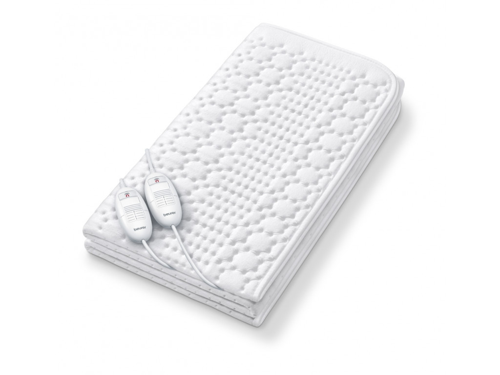 Термоподложка Beurer TS 26 XXL heated underblanket for double bed; Breathable; 2 controllers for 2 individual heat zones; 2 zones with 3 temperature settings each; Illuminated temperature settings; Removable switch; Washable on 30°; Oko-Tex 100; BSS; 150(L)x140(W) cm 21533.jpg