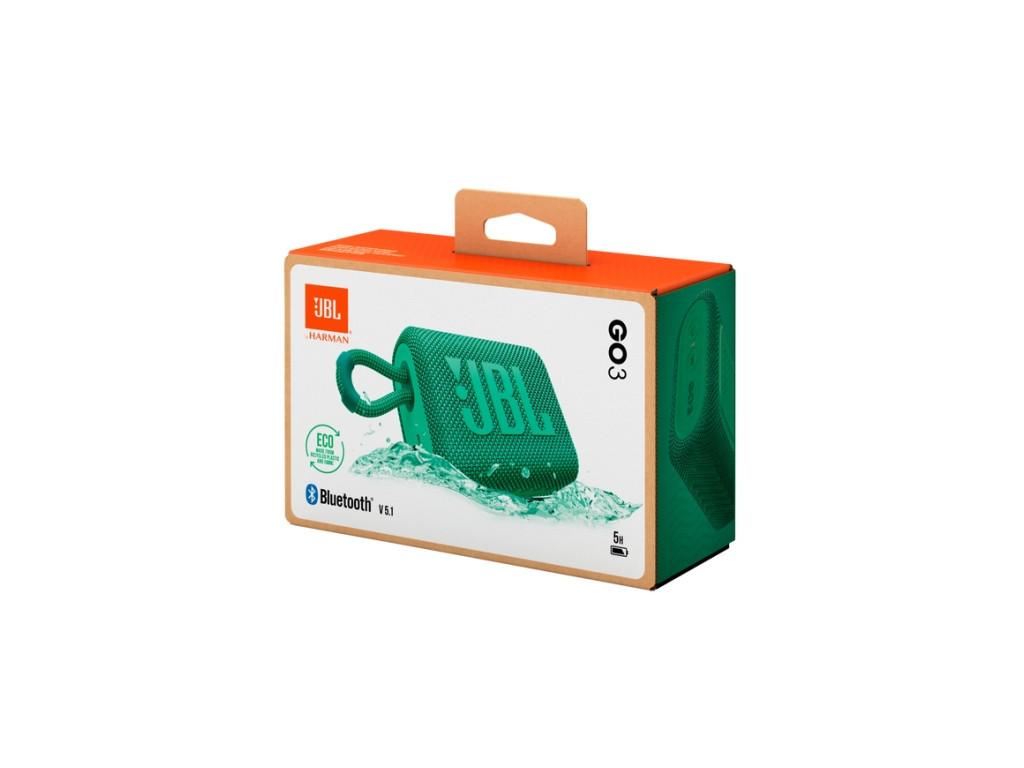 Тонколони JBL GO 3 ECO GRN Portable Waterproof Speaker 25296_8.jpg