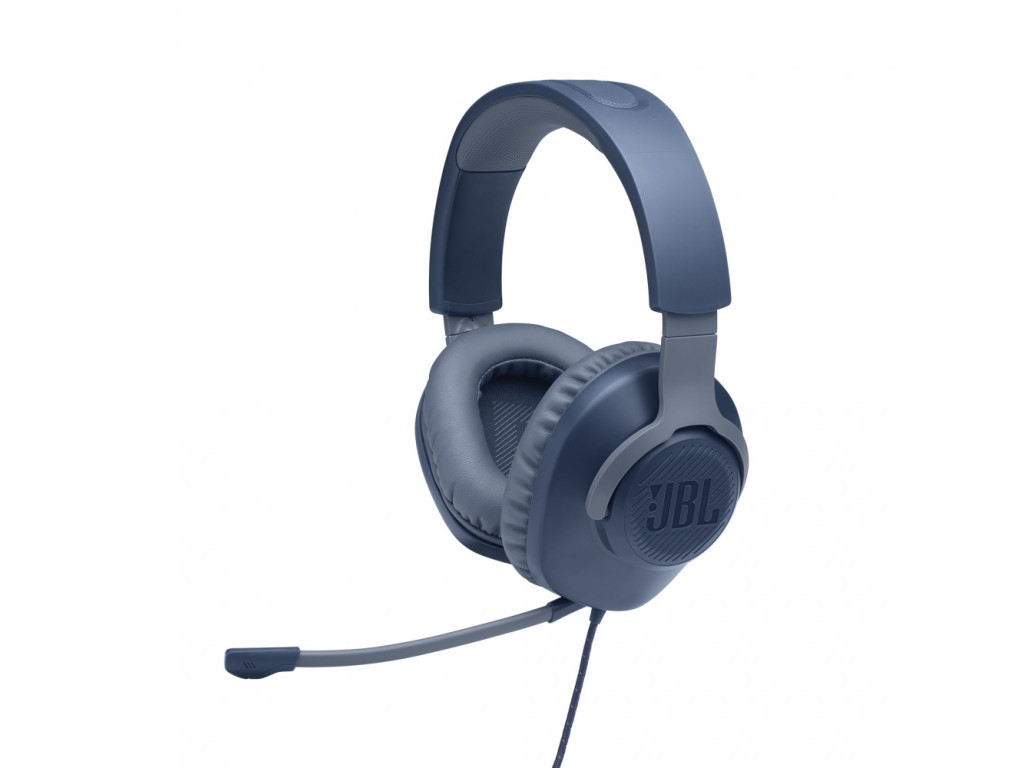 Слушалки JBL QUANTUM 100 BLU Wired over-ear gaming headset with a detachable mic 973.jpg