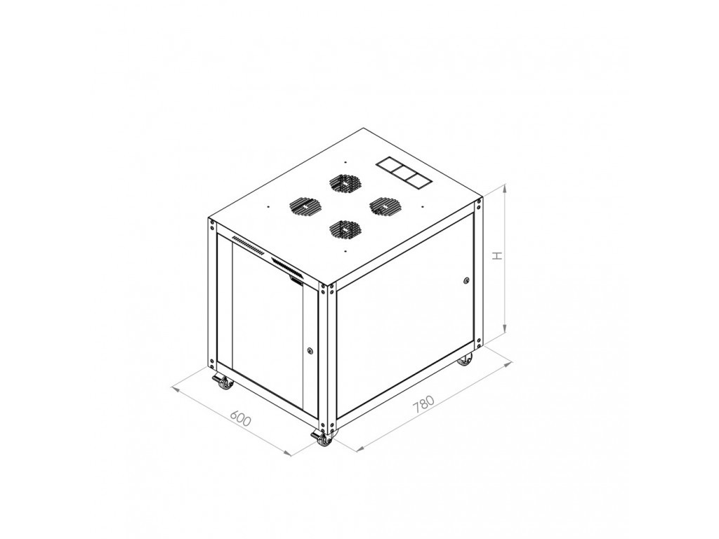 Комуникационен шкаф Formrack 19" Free standing rack 42U 600/800mm 9402_1.jpg