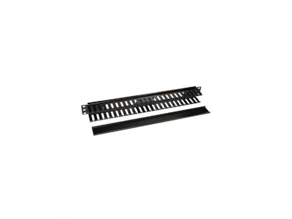 Аксесоар Formrack 19" 1U Cable Management Panel with PVC trunking cut 9500_1.jpg