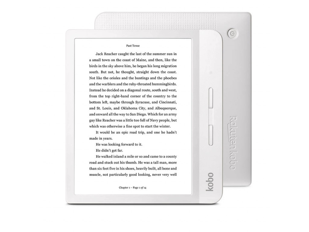 Четец за Е-книги Kobo Libra H2O White 3864.jpg