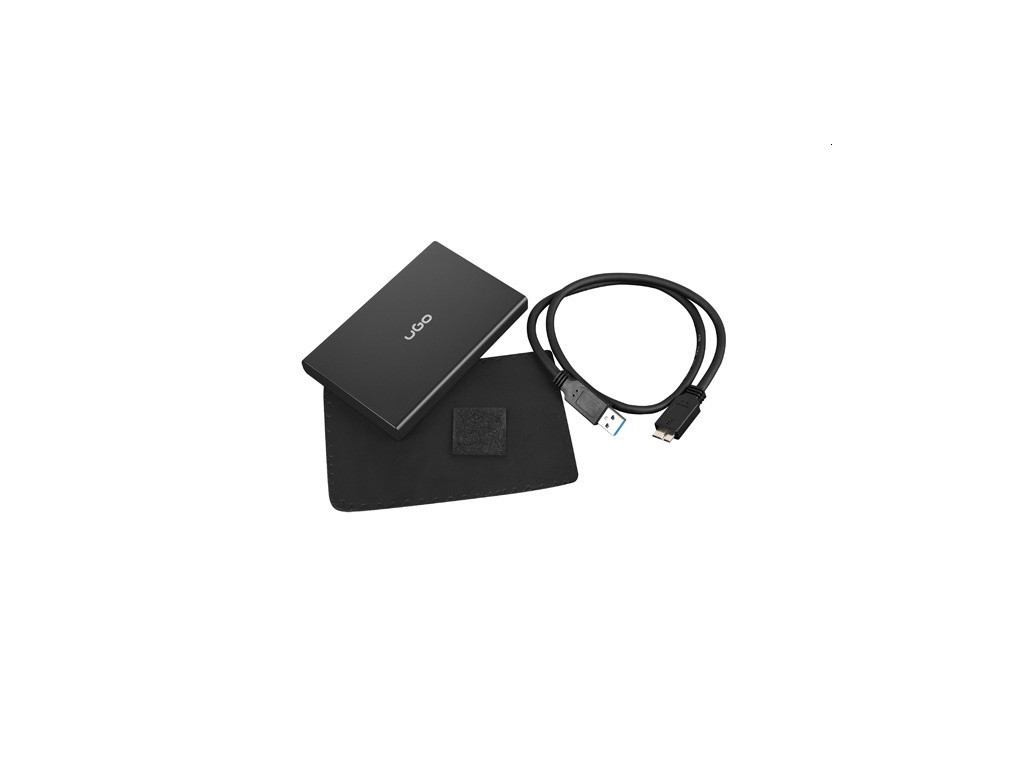 Кутия за твърд диск uGo HDD/SSD Enclosure Marapi SL130 SATA 2.5" USB 3.0 Toolless Black 24022_4.jpg