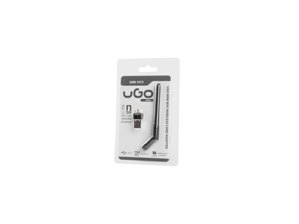 Адаптер uGo Mini wifi wireless card adapter with 2DBI antenna 6551_11.jpg