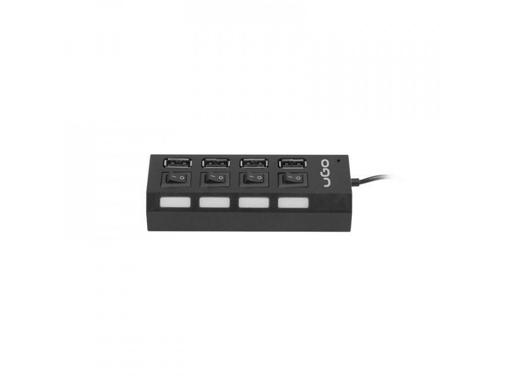 USB хъб uGo USB 2.0 hub MAIPO HU110 4-port with switch 6555.jpg