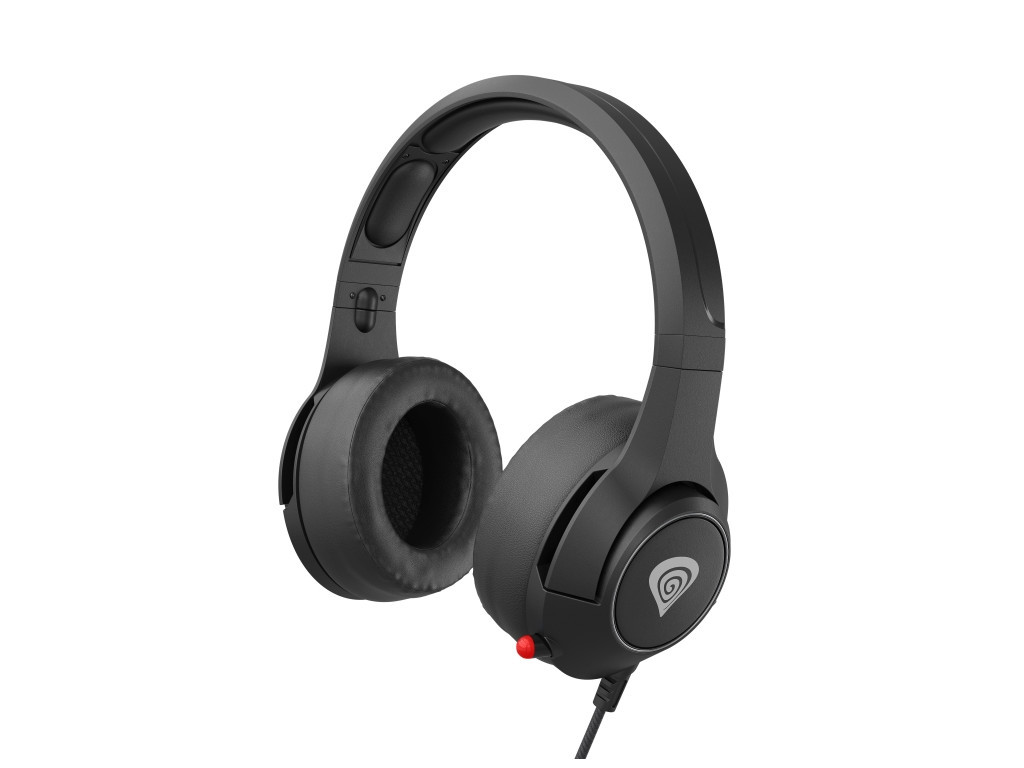 Слушалки Genesis Headset Argon 600 With Microphone Adapter Black 1011.jpg