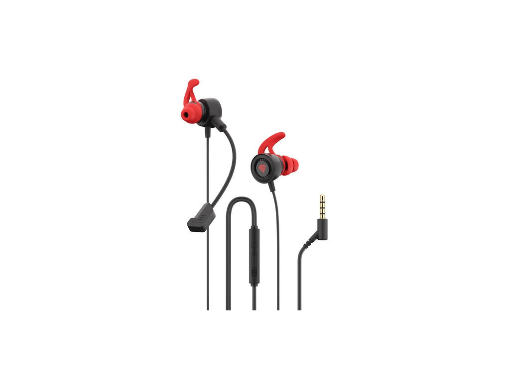 Слушалки Genesis Earphones Oxygen 200 With Microphone Stereo Black 1015.jpg