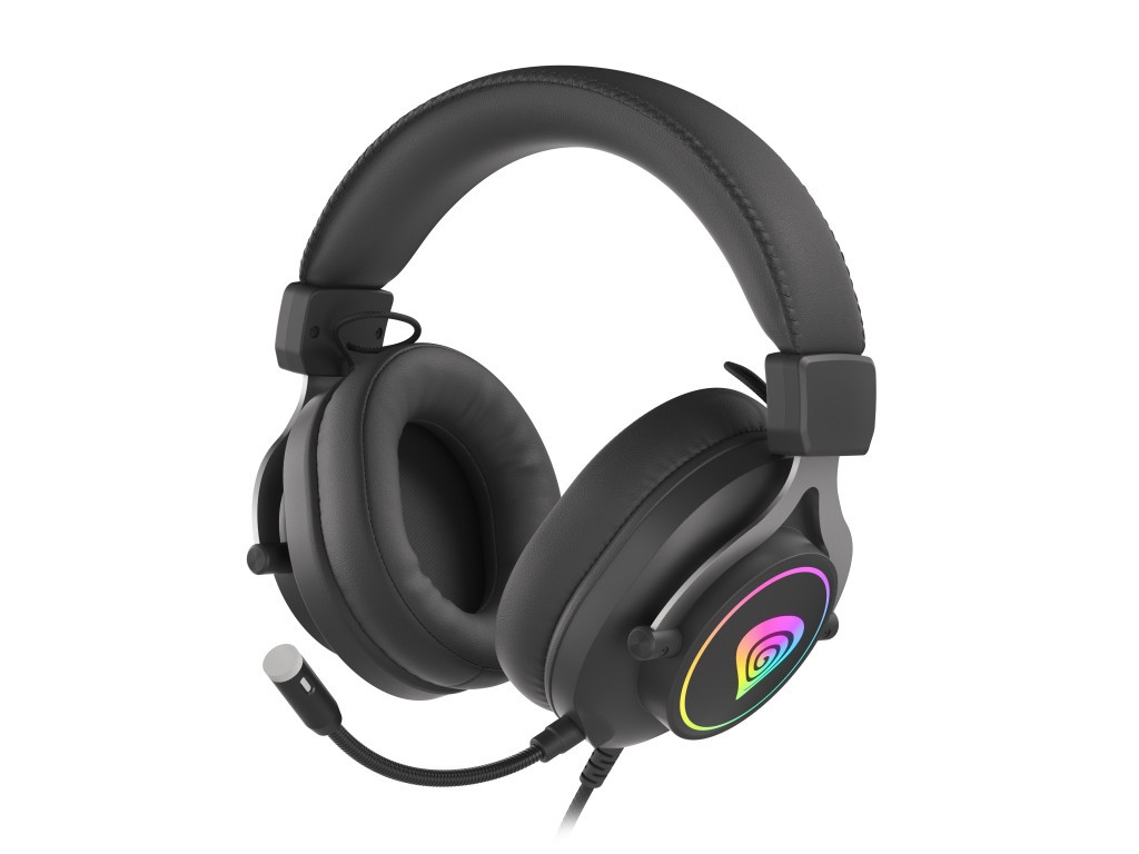 Слушалки Genesis Gaming Headset Neon 750 With Microphone RGB Illumination Black 1017.jpg