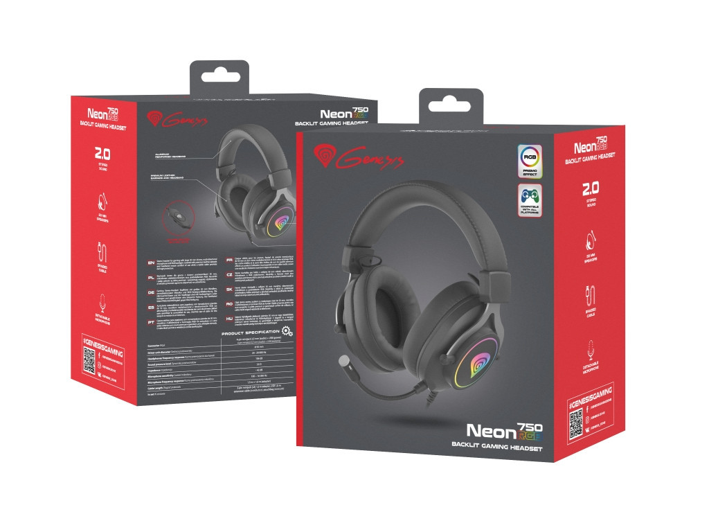 Слушалки Genesis Gaming Headset Neon 750 With Microphone RGB Illumination Black 1017_15.jpg