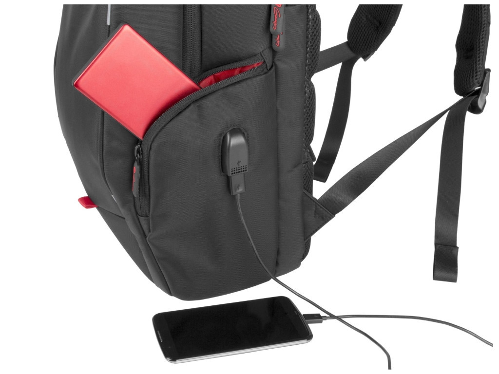 Раница Genesis Laptop Backpack Pallad 400 Usb Black 15 14602_10.jpg