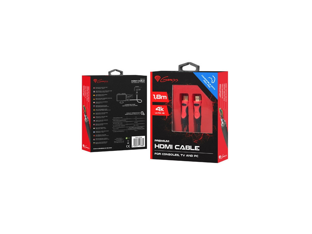 Кабел Genesis Premium High-Speed Hdmi Cable For Ps4/Ps3 1.8M 14630_8.jpg