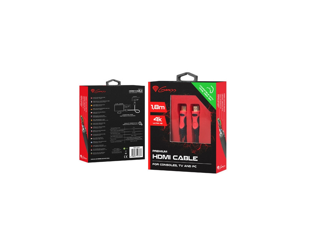 Кабел Genesis Premium High-Speed Hdmi Cable For Xbox One/Xbox 360 1.8M 14631_8.jpg
