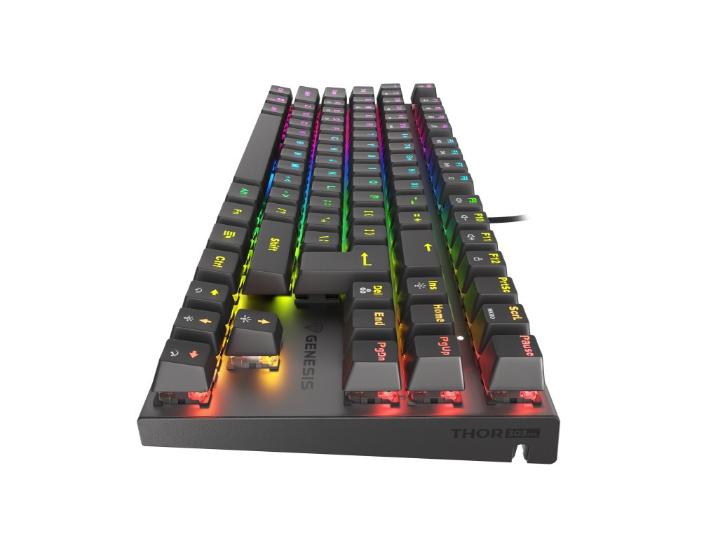 Клавиатура Genesis Mechanical Gaming Keyboard Thor 303 TKL RGB Backlight Red Switch US Layout Black 23497_4.jpg