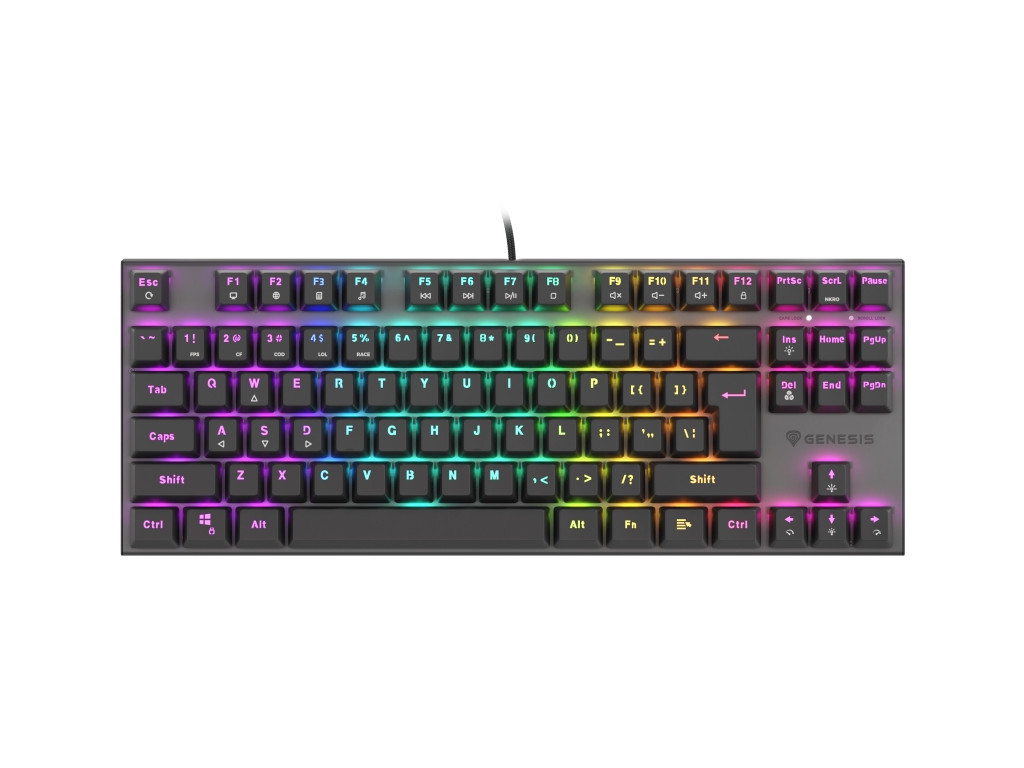 Клавиатура Genesis Mechanical Gaming Keyboard Thor 303 TKL RGB Backlight Red Switch US Layout Black 23497_9.jpg