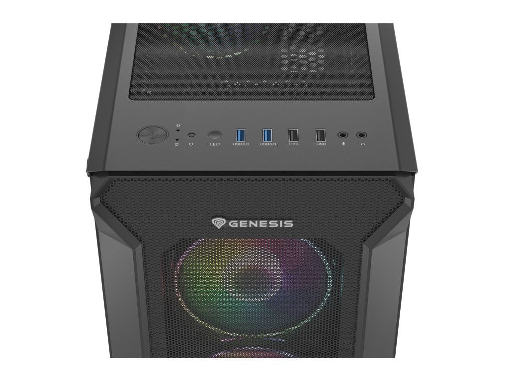 Кутия за компютър Genesis Gaming PC Case IRID 505 ARGB V2 Midi Tower Window Black 23928_9.jpg